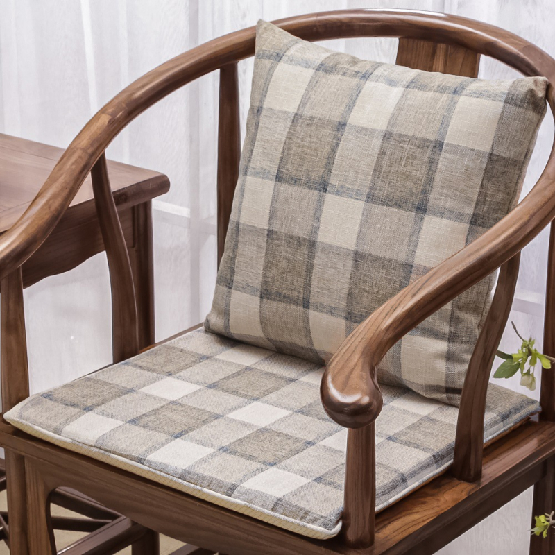 Μαξιλάρι καθίσματος για Taishi καρέκλες και καρέκλες από μασίφ ξύλο – ύφασμα πολυεστερικής ίνας, γέμισμα σφουγγάρι, προσαρμοστικό, κατάλληλο για σαλόνι, μελέτη, εστιατόριο και εμπορικούς χώρους