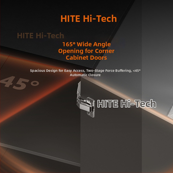 Hidraulinis spintos durelių amortizatorius, platus kampas 165°/180°, dviejų pakopų jėga, tylus veikimas, šaltai valcuotas plienas su vario pagrindu