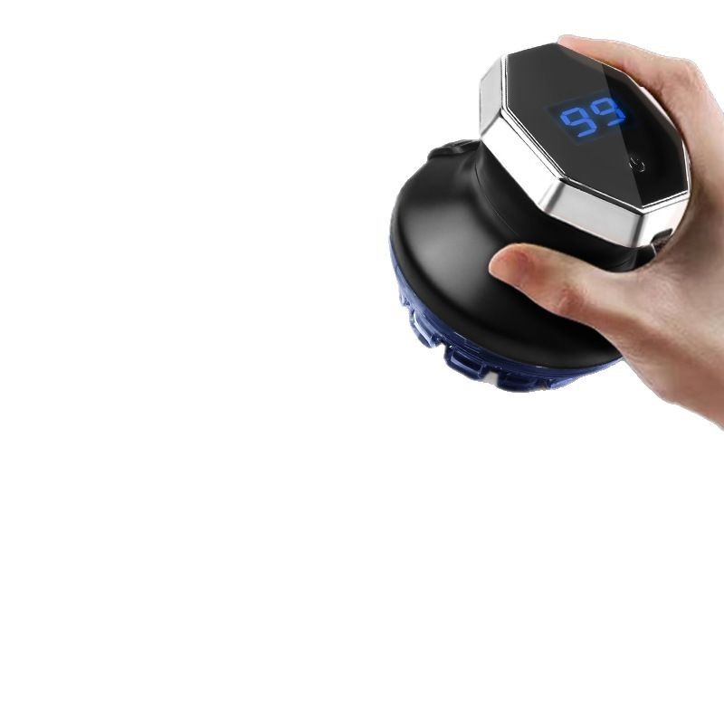 Namų UFO stiliaus automatinis savarankiškas galvos plaukų kirpimo įrankis, vyriškas daugiafunkcinis savarankiškas kirpimas, įmontuota baterija 300–500 mAh, veikimo laikas 0–1 h, šepetinis variklis, nerūdijančio plieno kirpimo galvutė, žemas triukšmas