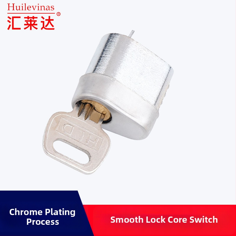 Zăvor pentru ușa puțului de conducte – oțel inoxidabil, model 669, montaj cu canelare, cu cheie