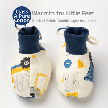 Beebide kingad puhtast puuvillast, talv 2022, multikas stiil, Muslintree/Cotton Tree kaubamärk; sobivad imikutele ja väikelastele vanuses 1–3 aastat