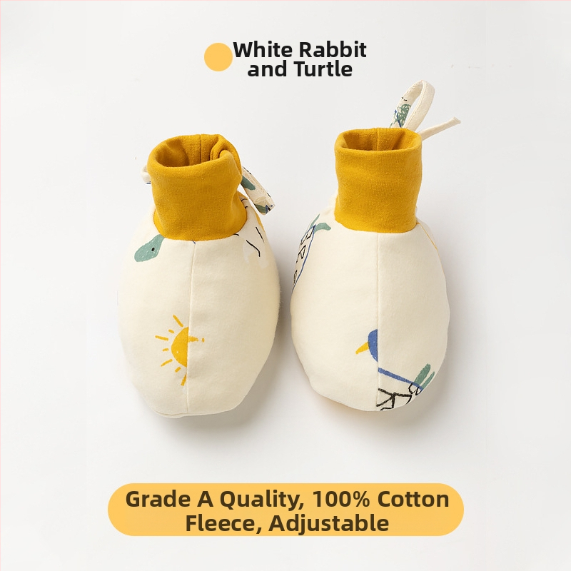 Beebide kingad puhtast puuvillast, talv 2022, multikas stiil, Muslintree/Cotton Tree kaubamärk; sobivad imikutele ja väikelastele vanuses 1–3 aastat