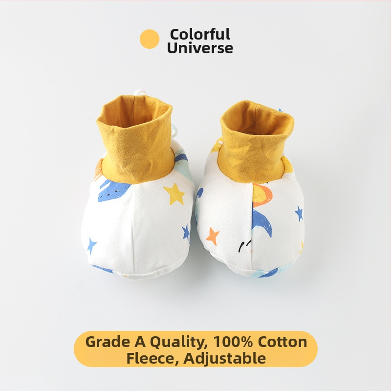 Beebide kingad puhtast puuvillast, talv 2022, multikas stiil, Muslintree/Cotton Tree kaubamärk; sobivad imikutele ja väikelastele vanuses 1–3 aastat