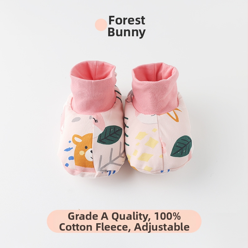 Beebide kingad puhtast puuvillast, talv 2022, multikas stiil, Muslintree/Cotton Tree kaubamärk; sobivad imikutele ja väikelastele vanuses 1–3 aastat