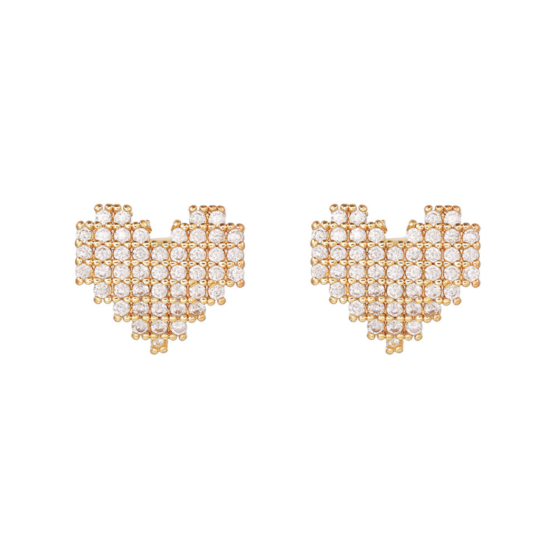 Accesorii pentru clipsuri de urechi – cupru-zirconiu, placare electrolitică, model circular, 4,2 g, design original
