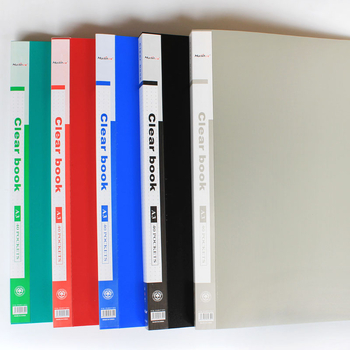 Műanyag rajz mappa, 40 oldalas kapacitás, modell HJ10A3, IP engedélyezett, logó nyomtatva