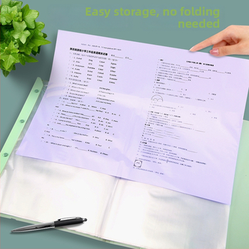 Hua Jie testinių lapų dėklas – plastmasė, spausdintas logotipas, modelis Test Paper Book