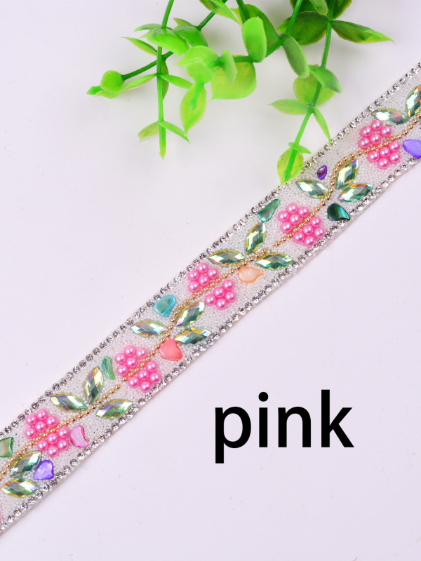 Etno stila diamanta ķēde kleitas dekors, mežģīnes ķēde, DIY deju apģērbu aksesuārs, rudens 2025, pieaugušajiem, noliktavā