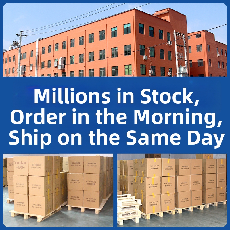 Kavos filtrų maišelis su kabinamomis ausimis, nepluošto medžiaga, 50 vnt. pakuotėje, OPP pakuotė, biurui, privatūs žymėjimai galima