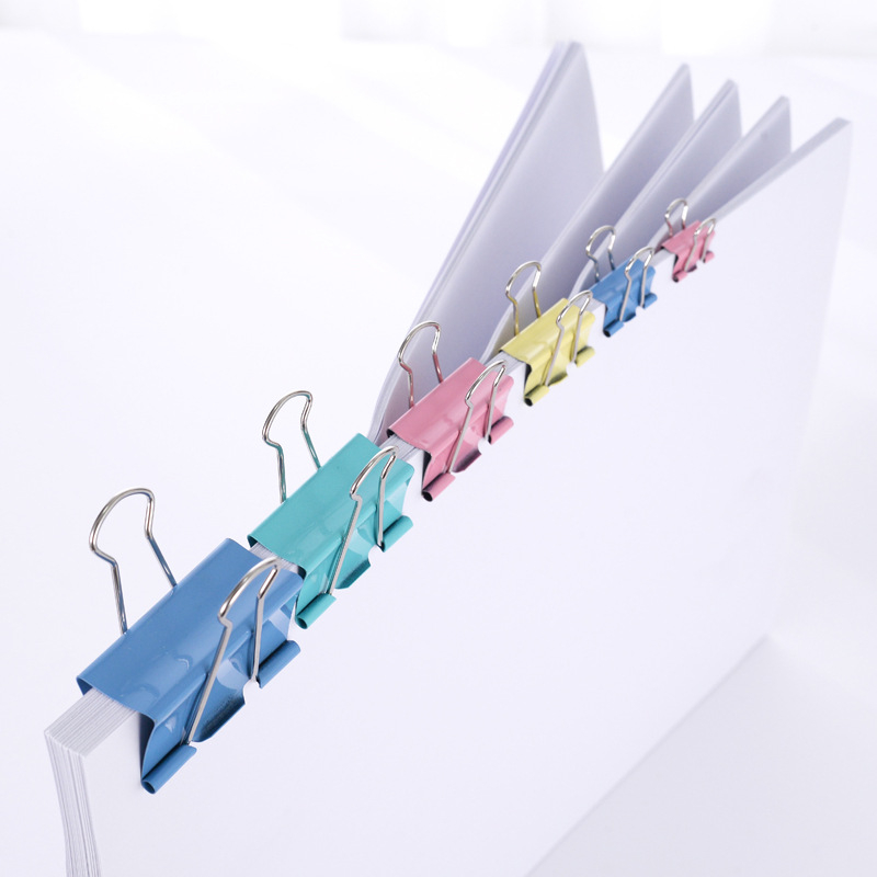 Garās asti klipu komplekts dokumentiem, metāla klipsi (Modeļa 1284, Bailicheng, Meng gang)