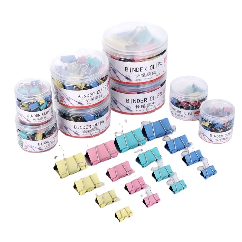 Garās asti klipu komplekts dokumentiem, metāla klipsi (Modeļa 1284, Bailicheng, Meng gang)