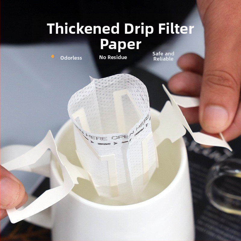 Fammy Drip kavos filtras maišelis iš neaudinio audinio, su atspausdintu logotipu, pritaikomas, supakuotas į OPP paketą, vienkartinis pakavimas