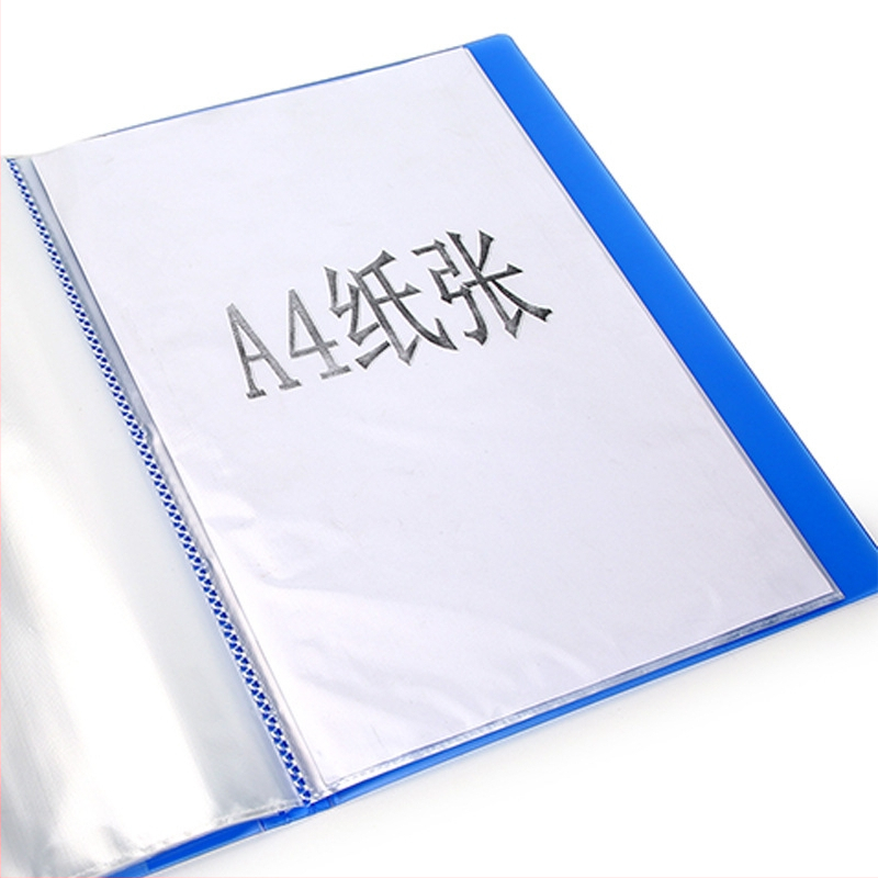 Plastmasas caurspīdīga mapīte ar krāsainām kabatām, modelis DB1051-DB1060, biezums 50, materiāla biezums 1, logotips drukāts