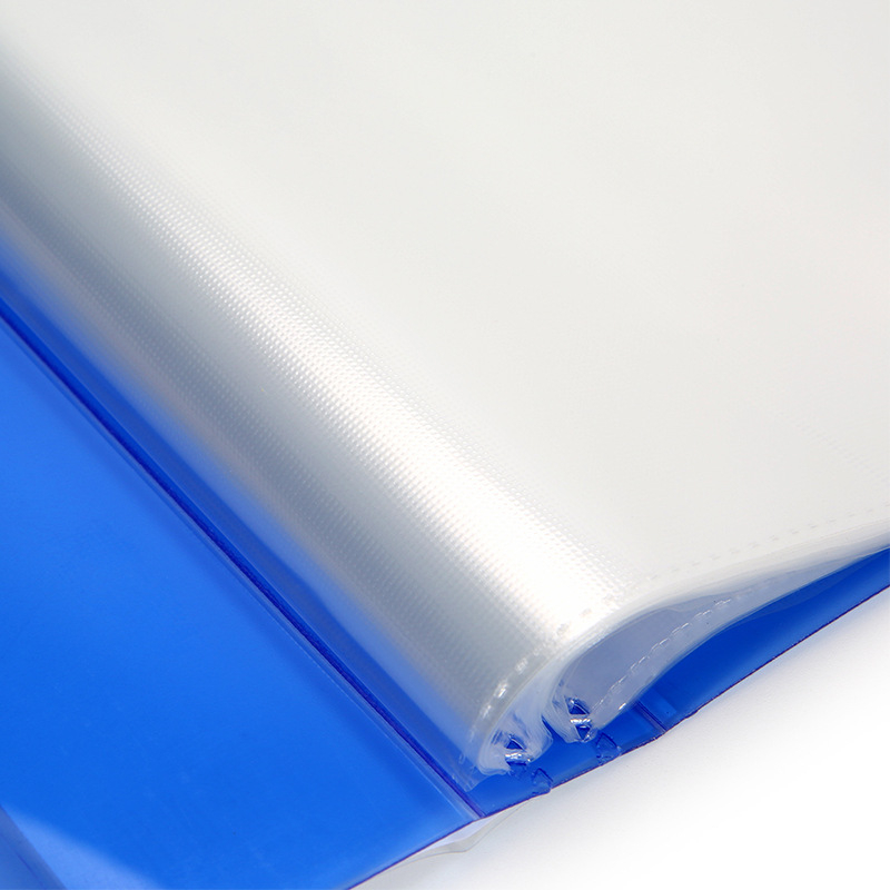 Mapă din plastic transparentă cu buzunare colorate pentru date, model DB1051-DB1060, grosime 50, grosime a materialului 1, logo imprimat