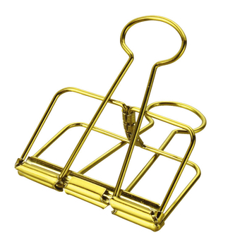 Yuezhen metāla piezīmju mapīte ar garās astes klipsiem un dovetail klipsiem