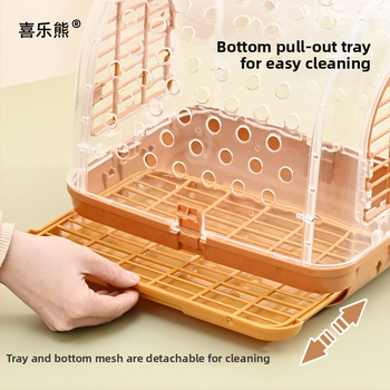 Nešiojamas papūgos išvykos narvas su transporto krepšiu, Prekės ženklas Happy Parrot, Medžiaga: Kitas, Kilmė: Šandongas, Importuota: Ne