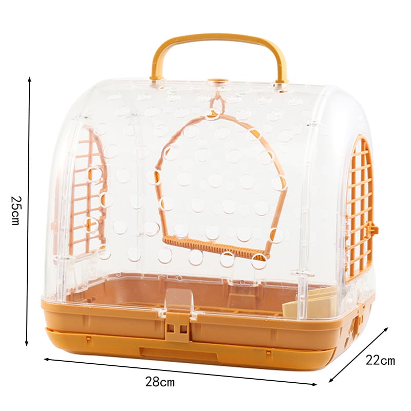 Nešiojamas papūgos išvykos narvas su transporto krepšiu, Prekės ženklas Happy Parrot, Medžiaga: Kitas, Kilmė: Šandongas, Importuota: Ne