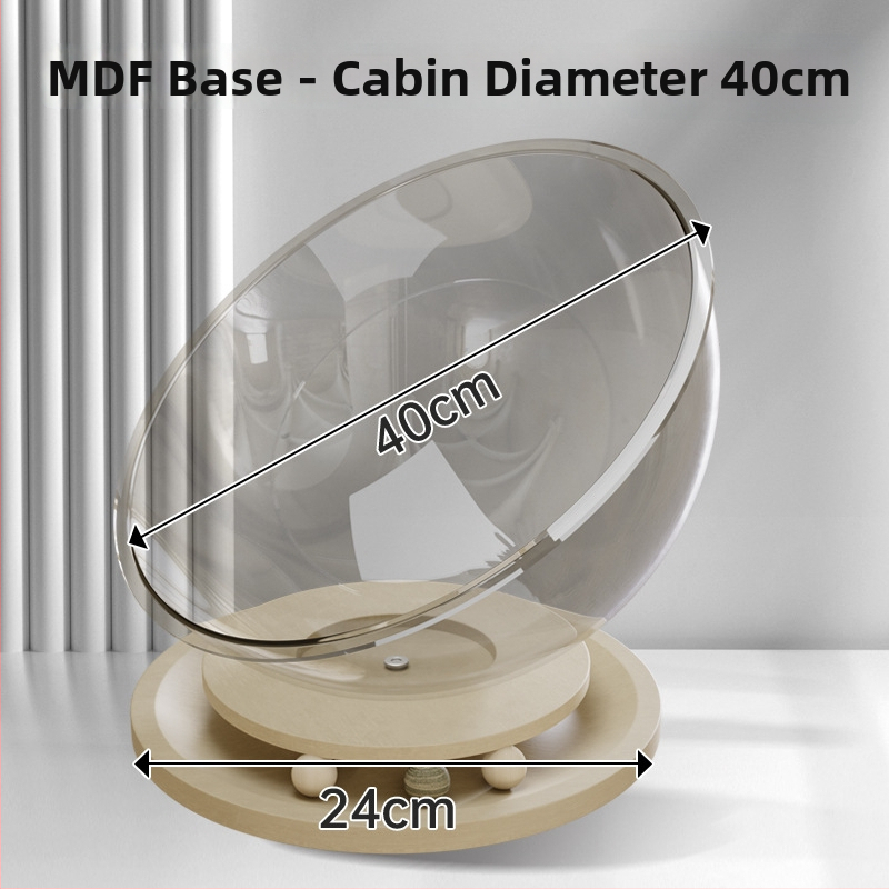 Kaķu ligzda no masīvā koka/plastmasas – piemērota kaķiem, ligzda mājdzīvniekiem, Nav importēta