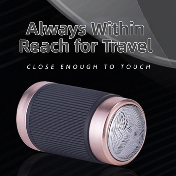 Elektrinis skustuvas – USB įkrovimas, įmontuota baterija, sukinama 3 peilių galvutė, atsparus vandeniui visam kūnui, žemas triukšmas (<36 dB), kompaktiškas ir lengvai nešiojamas