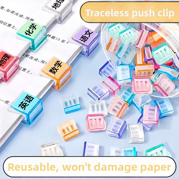 Qiwang plastikust nurgiklipp – anti-roll paberi klips dokumentidele