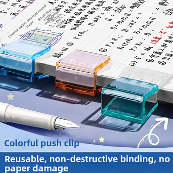 Qiwang plastikust nurgiklipp – anti-roll paberi klips dokumentidele