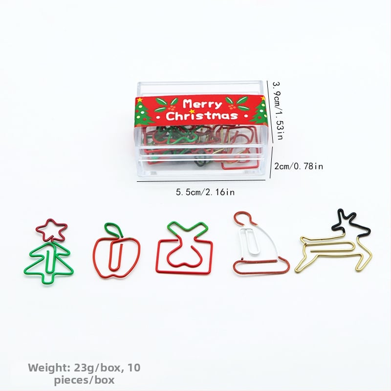 Подаръчен комплект офис консумативи: щифтове за снимки, клипчета за билети, кламери и държачи за документи в кутия с четири отделения (Материал: пластмаса + метал; Марка: Nothing; Производител: Star heart; Персонализация: възможна)