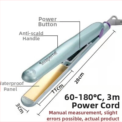 Žehlička na vlasy F3 s digitálnym displejom teploty, konštantné zahrievanie, vykurovacia plocha 21–30 mm, ekologická zliatina