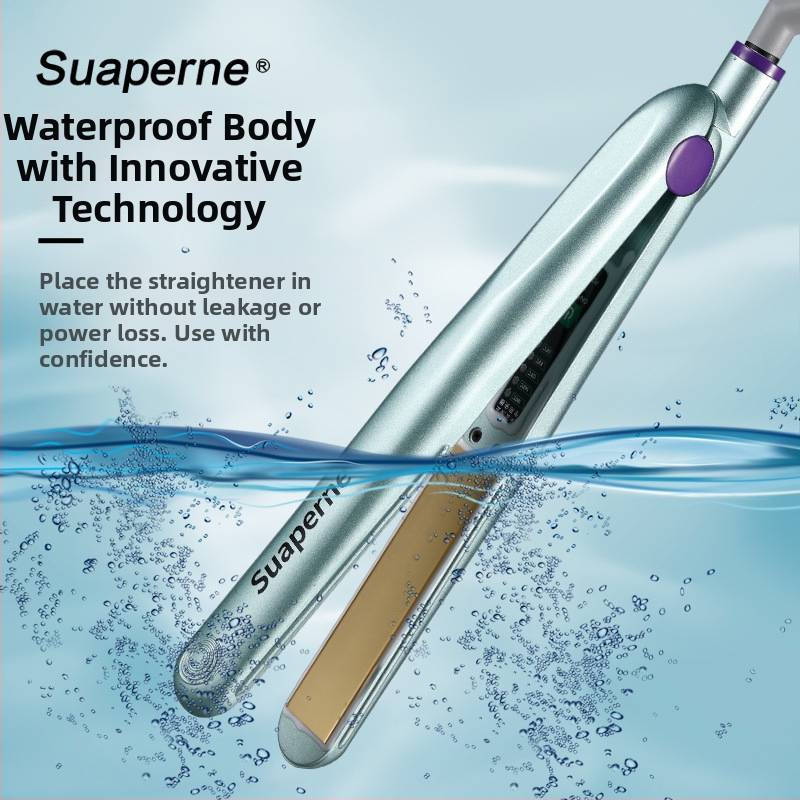 Žehlička na vlasy F3 s digitálnym displejom teploty, konštantné zahrievanie, vykurovacia plocha 21–30 mm, ekologická zliatina