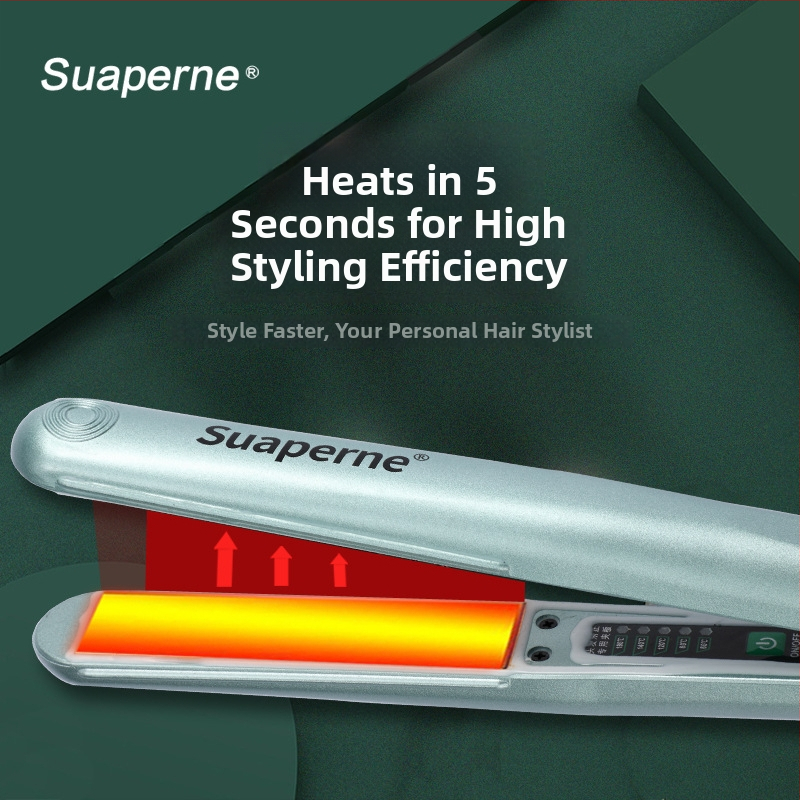 Žehlička na vlasy F3 s digitálnym displejom teploty, konštantné zahrievanie, vykurovacia plocha 21–30 mm, ekologická zliatina