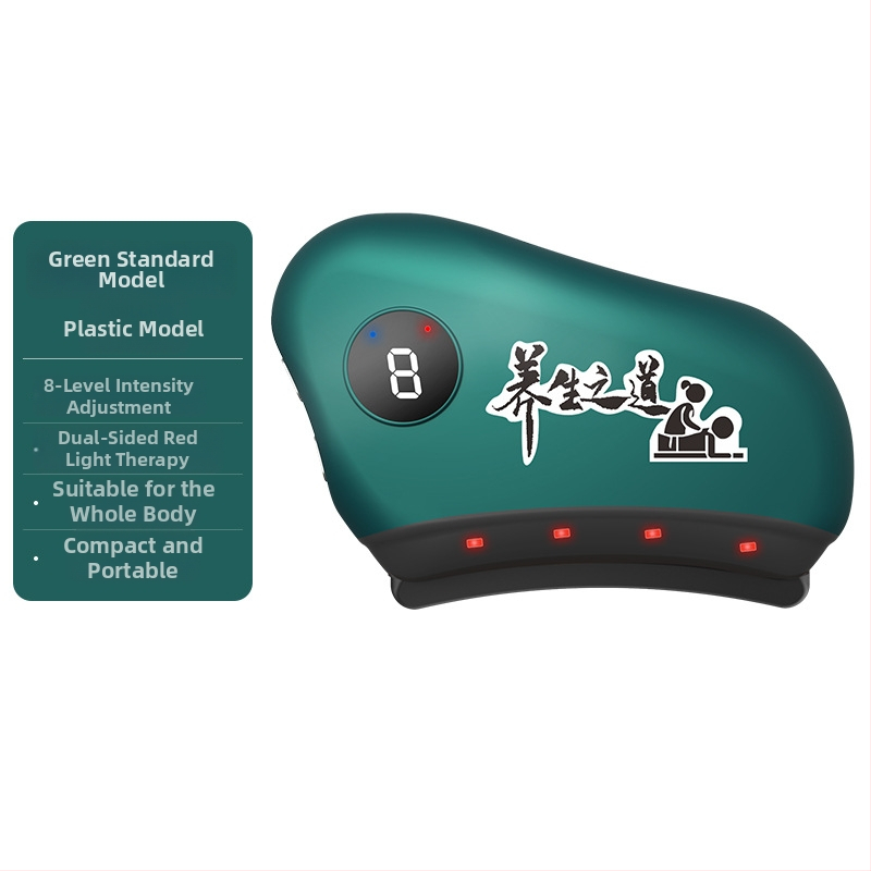 Elektriskā gua sha sejas ierīce ar temperatūras kontroli 30–50°C, modelis JZ-165, USB barošana, ABS korpuss