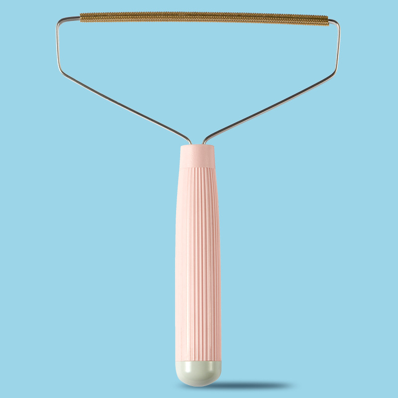 Augintinių plaukų šalinimo įrankis (dvipusis, rankinis, išlenkta šukė, ABS+TPR) ilgaplaukėms katėms