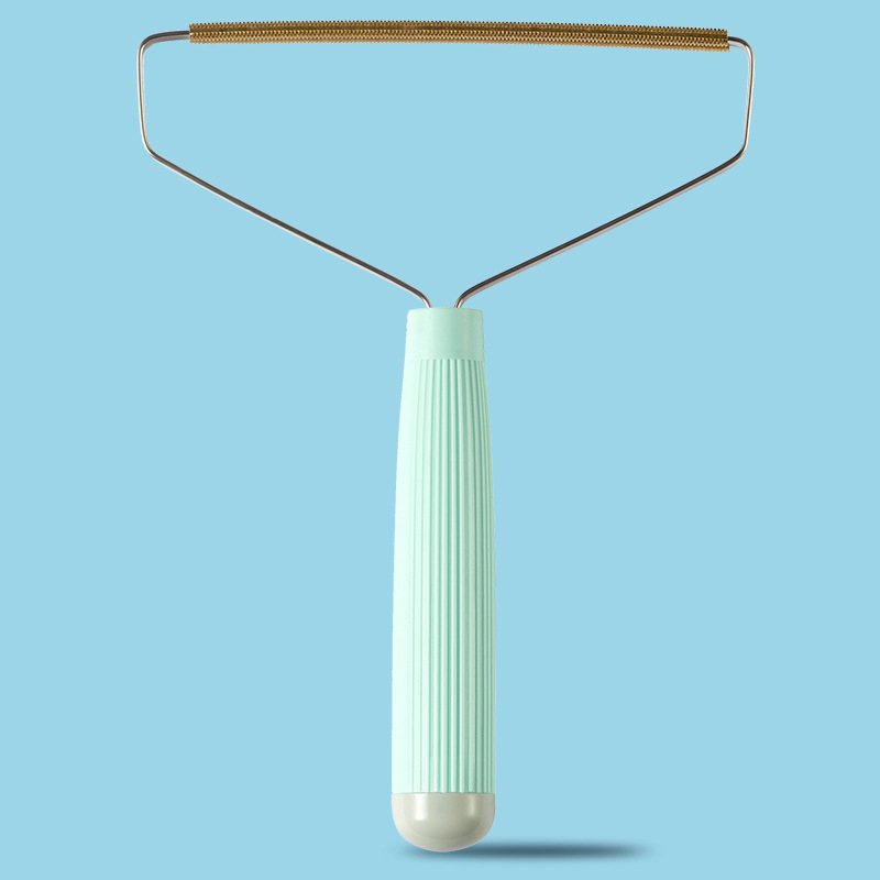 Augintinių plaukų šalinimo įrankis (dvipusis, rankinis, išlenkta šukė, ABS+TPR) ilgaplaukėms katėms