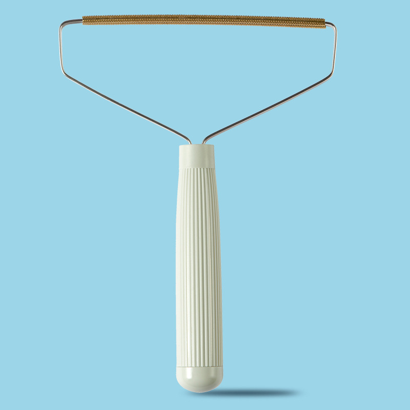 Augintinių plaukų šalinimo įrankis (dvipusis, rankinis, išlenkta šukė, ABS+TPR) ilgaplaukėms katėms