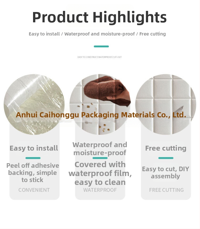 3D nástenná nálepka s tehlovým vzorom z XPE peny; vodotesná, odolná voči vlhkosti, tepelnoizolačná, olejovzdorná, samolepiaca dekorácia do obývačky, spálne alebo študovne