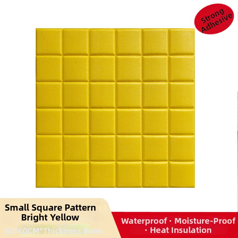 3D nástenná nálepka s tehlovým vzorom z XPE peny; vodotesná, odolná voči vlhkosti, tepelnoizolačná, olejovzdorná, samolepiaca dekorácia do obývačky, spálne alebo študovne