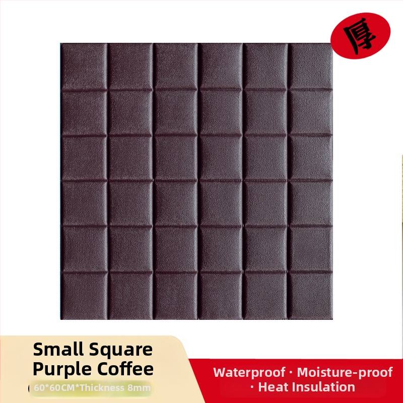 3D nástenná nálepka s tehlovým vzorom z XPE peny; vodotesná, odolná voči vlhkosti, tepelnoizolačná, olejovzdorná, samolepiaca dekorácia do obývačky, spálne alebo študovne