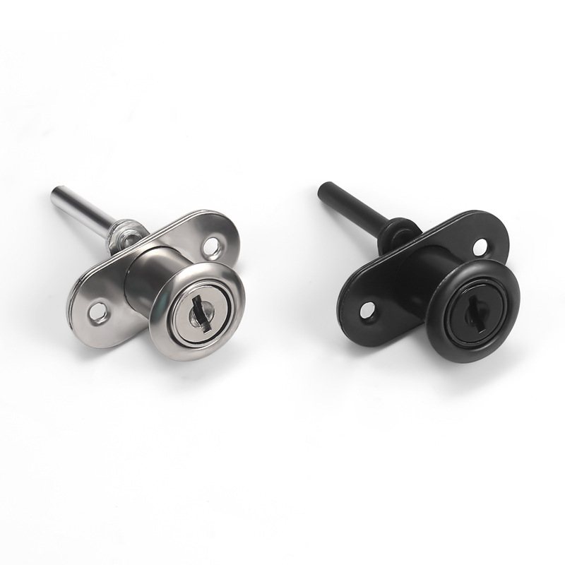 Лок за бюро и шкаф с три чекмеджета — цинкова сплав, модел: три взаимно заключващи се, преден троен заключващ механизъм, Gao Yi Hardware