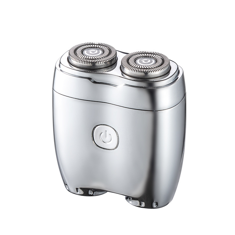 Elektrinis skustuvas su pasukama galvute, dvi peilių galvutės, plūduriuojanti galvutė, viso kūno plovimui, įmontuota 500–800 mAh baterija, 80 min veikimo