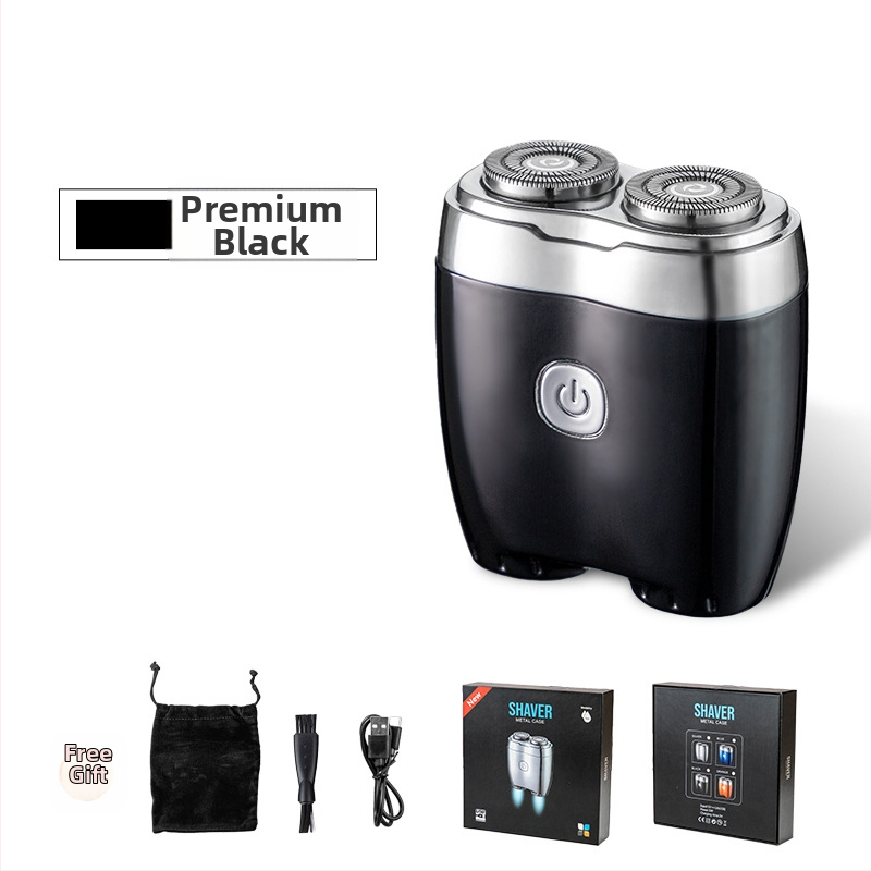 Elektrinis skustuvas su pasukama galvute, dvi peilių galvutės, plūduriuojanti galvutė, viso kūno plovimui, įmontuota 500–800 mAh baterija, 80 min veikimo