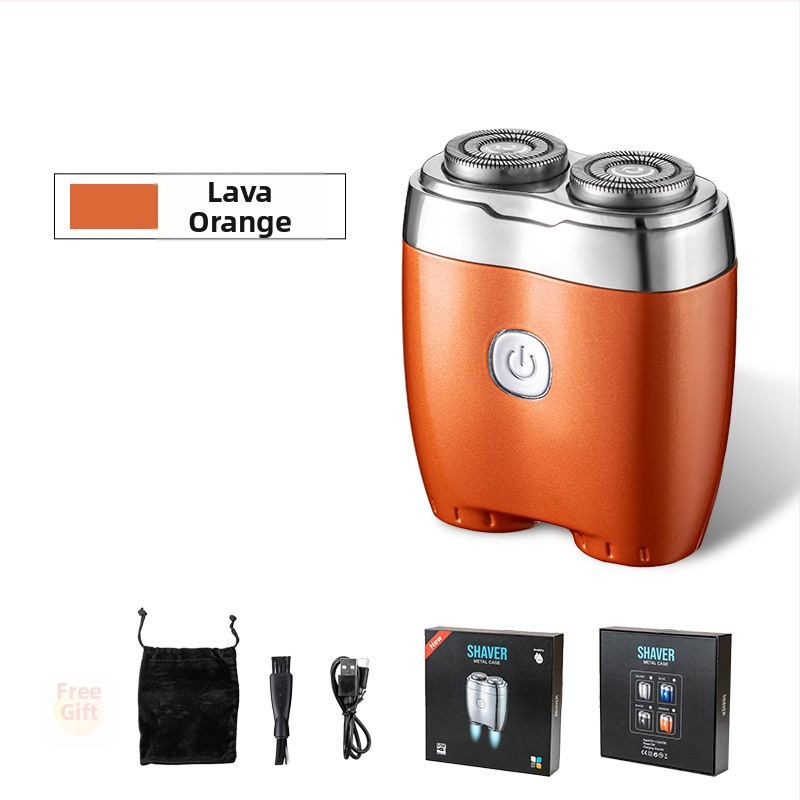 Elektrinis skustuvas su pasukama galvute, dvi peilių galvutės, plūduriuojanti galvutė, viso kūno plovimui, įmontuota 500–800 mAh baterija, 80 min veikimo