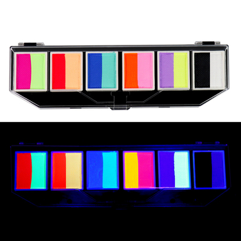 GOLDEN PHOENIX Omyvacia farba na telo a tvár, krém na maľovanie pre deti, paleta 6 odtieňov