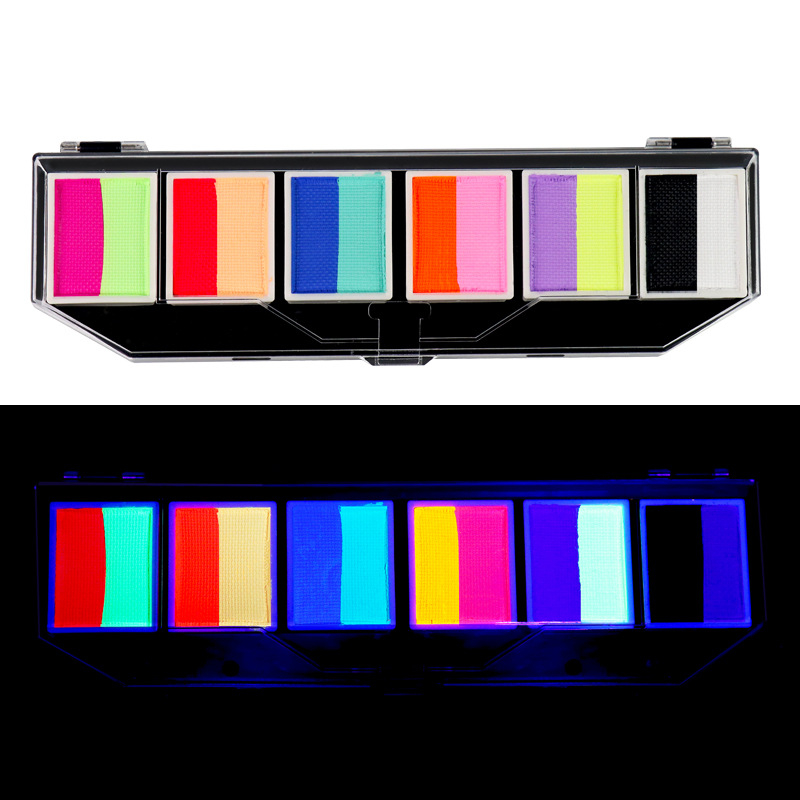 GOLDEN PHOENIX Omyvacia farba na telo a tvár, krém na maľovanie pre deti, paleta 6 odtieňov