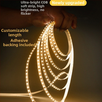 Lipni LED juostelė dekoratyviam apšvietimui – 5V USB maitinimas, 120 LED (2835 SMD), 120° spindulys, reguliuojamas ryškumas