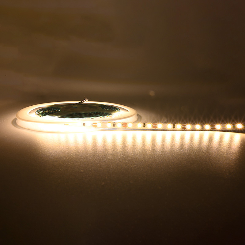 Lipni LED juostelė dekoratyviam apšvietimui – 5V USB maitinimas, 120 LED (2835 SMD), 120° spindulys, reguliuojamas ryškumas