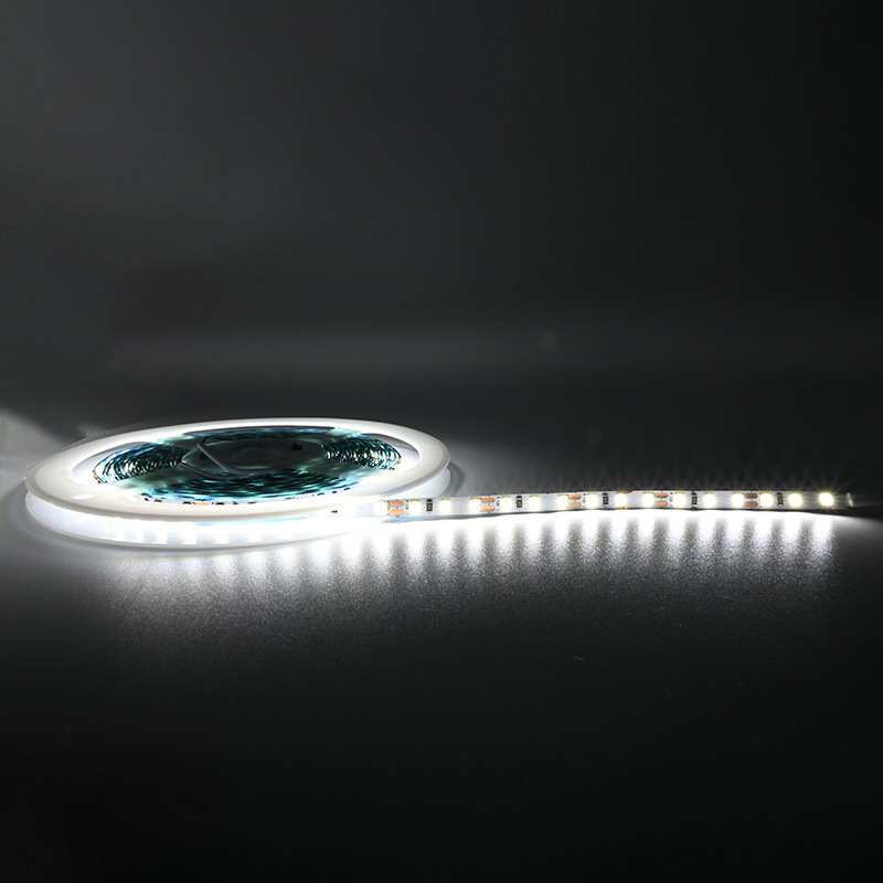 Lipni LED juostelė dekoratyviam apšvietimui – 5V USB maitinimas, 120 LED (2835 SMD), 120° spindulys, reguliuojamas ryškumas