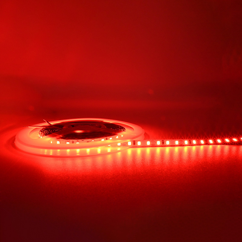 Lipni LED juostelė dekoratyviam apšvietimui – 5V USB maitinimas, 120 LED (2835 SMD), 120° spindulys, reguliuojamas ryškumas