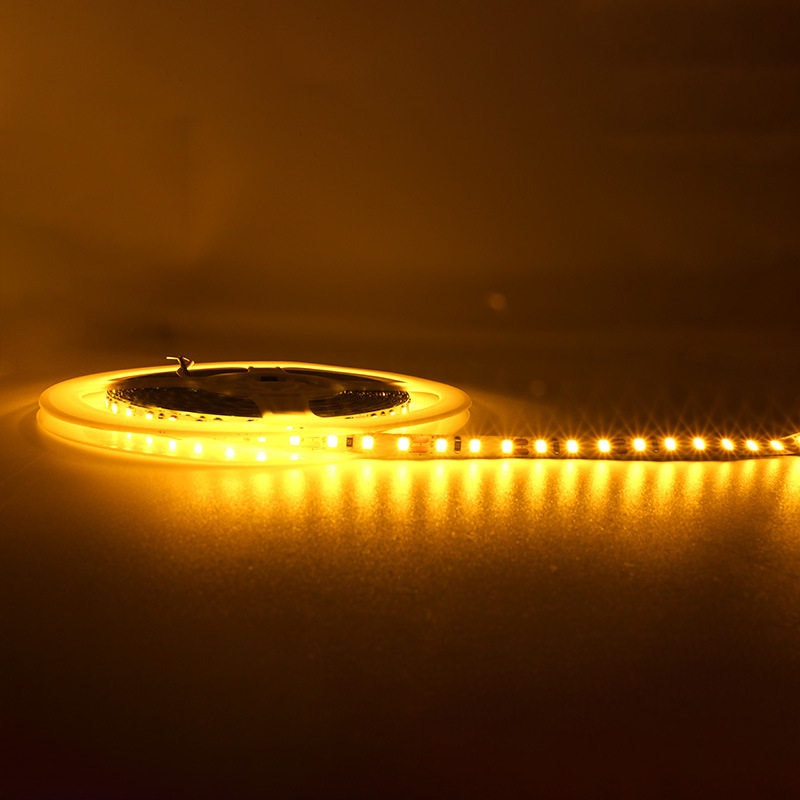 Lipni LED juostelė dekoratyviam apšvietimui – 5V USB maitinimas, 120 LED (2835 SMD), 120° spindulys, reguliuojamas ryškumas