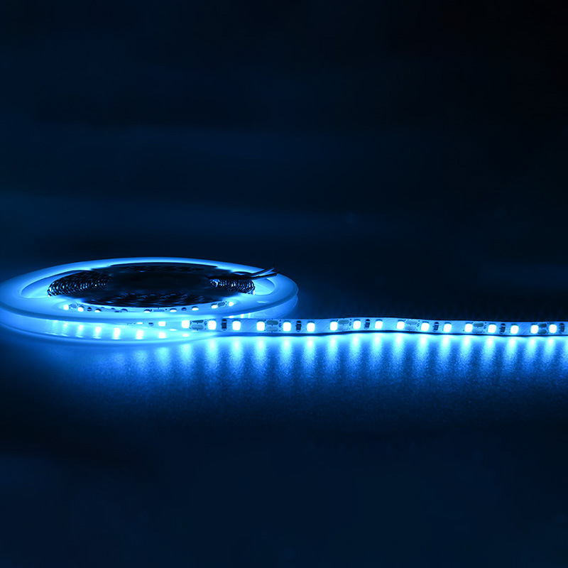 Lipni LED juostelė dekoratyviam apšvietimui – 5V USB maitinimas, 120 LED (2835 SMD), 120° spindulys, reguliuojamas ryškumas