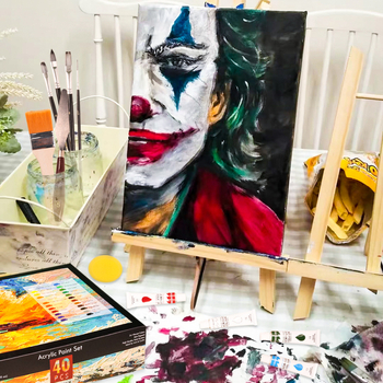 Kalour súprava akrylových farieb, 24 farieb v krabičke, celková hmotnosť 1600 g, vhodné pre akrylové maľovanie