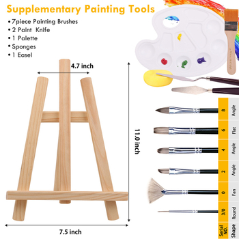 Kalour súprava akrylových farieb, 24 farieb v krabičke, celková hmotnosť 1600 g, vhodné pre akrylové maľovanie